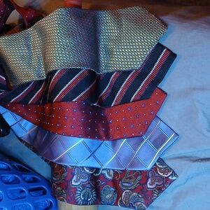 Designer ties lot of 5 Nautica MK CDior Lauren and Alfani